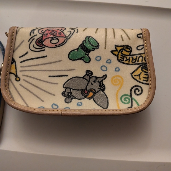 Dooney & Bourke Disney Parks Sketch Wristlet-Cream - Picture 4 of 5